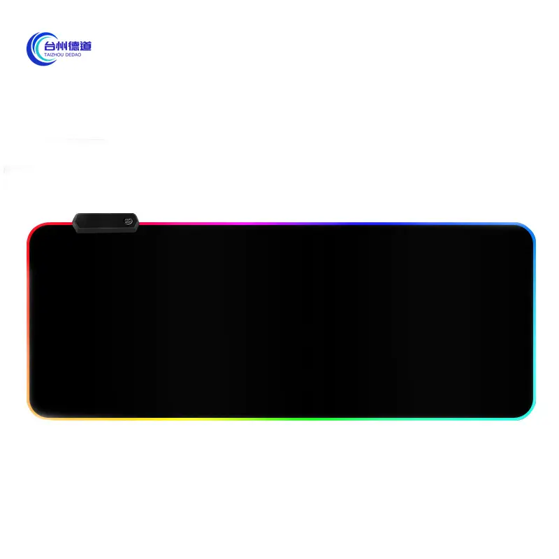 맞춤형 조명 다채로운 RGB 마우스 패드 led 게임 미끄럼 방지 USB 마우스 패드