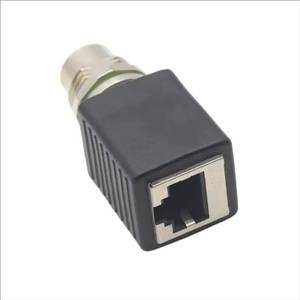 Adaptateur industriel étanche IP67 de type DIN avec connecteur M12, connecteur femelle 8 broches vers prise RJ45 - Product Image 2