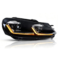 Feux avant JSL Car Styling pour Golf 6, projecteur LED, lentille de projecteur, 2010-2012 MK6, feux avant, DRL, signalisation, accessoire automobile