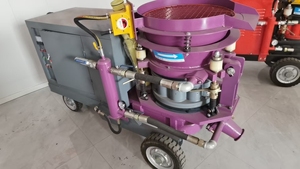 <span class=keywords><strong>Precio</strong></span> del fabricante en la nueva máquina portátil de gunita de mezcla húmeda/seca, hormigón <span class=keywords><strong>proyectado</strong></span> con componente de motor central - Product Image 5