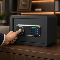 Coffre-fort intelligent SY-214-Z avec panneau de verrouillage électronique et mécanisme solénoïde, contrôle par empreinte digitale Tuya WiFi