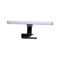 Ip44 européen rond en aluminium chromé fini barre lumineuse rotative éclairage de vanité de salle de bain