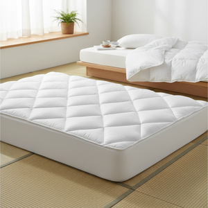 Matelas pliant matelassé Cleon Series Queen en microfibre épaisse avec tissage Tatami certifié Oeko-Tex pour usage domestique - Product Image 3