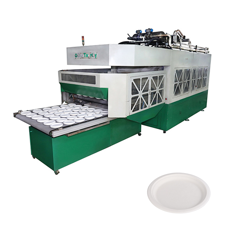 Disposable Biodegradable Bagasse Tableware Making Machine Paper Plate Cup Box Bowl Tray Dish Machine