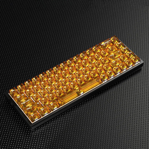 Teclas Transparentes RGB de 136 Teclas, Teclas de Cerámica de Cristal para PC, Perfil de Tecla con Iluminación RGB para <span class=keywords><strong>Teclado</strong></span> con Interruptor <span class=keywords><strong>MX</strong></span> - Product Image 5