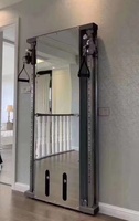 Equipo de Gimnasio en Casa para Entrenamiento de Fuerza, Máquina de Cable Cruzado Funcional Montada en la Pared