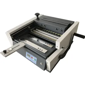 PB380 Semi-automatic A4 desktop glue binder hot melt glue perfect book binding machine