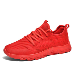 Zapatillas deportivas de malla transpirables y ligeras para hombre, talla grande 45, de verano, de caña baja, modernas, tejidas, para parejas, informales - Product Image 6