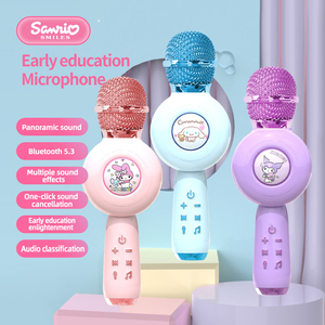 Micrófono de Aprendizaje Temprano para Niños, 5.2 Inalámbrico TWS, Efecto de Sonido Mágico para Cantar en Dúo, Monitor de Oído, Reproductor de Tarjeta TF, Juguete con Micrófono - Product Image 6