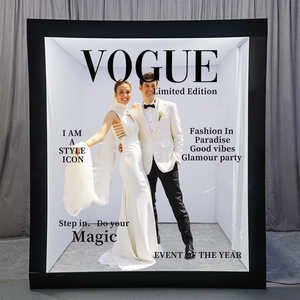 Boîte photomaton avec système de double caméra - Photographie simultanée avant et arrière avec effets d'écran partagé personnalisés - Product Image 2