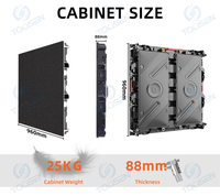 P4 açık su geçirmez LED ekran Billboard 90 derece sabit çatı köşe reklam IP65 değerlendirme 4mm piksel aralığı