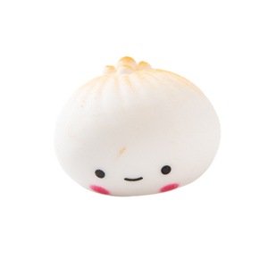 Steamed Dumplings Printing Smile Face Steamed Bun <b>Fidget</b> Toy Squishy Dumplings Toys for Kids - Product Image 5