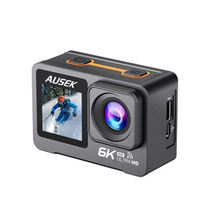 6k Duel Screen Action <strong>Camera</strong> D 50MP EIS Portable Action <strong>Camera</strong> Wifi Customization - Product Image 1