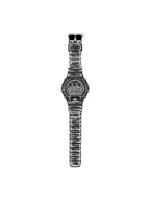 Montre de sport numérique pour homme, résistante aux chocs, étanche, avec chronomètre et alarme, motif G-Raffiti, OEM ODM, robuste, personnalisable