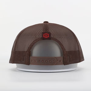 Customizable <strong>5</strong> Panel Mesh Snap Men's Trucker Hat 3D Embroidered <strong>Patch</strong> with <strong>Own</strong> Logo Trucker Cap <strong>Design</strong> with Rope Decoration - Product Image 5