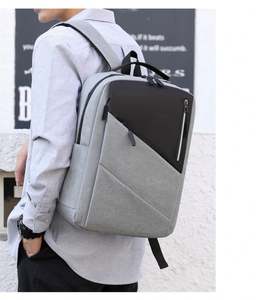 Sac à dos pour ordinateur portable Oxford imperméable de 15,6 pouces avec USB, sac à dos d'école portable unisexe, sac à dos de voyage professionnel durable - Product Image 6