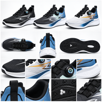 Chaussures de course légères et respirantes en mesh pour hommes, baskets de sport rapides, chaussures de marche amortissantes