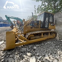Bulldozer sur chenilles d'occasion CAT D6G, Caterpillar D6G d'origine japonaise avec ripper pour le nivellement des terrains et les travaux de terrassement