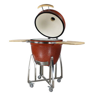 AUPLEX - Ahumador y Parrilla Kamado de Cerámica Portátil Moderna de 21-29 Pulgadas <span class=keywords><strong>con</strong></span> Carro y Encendido Electrónico para Barbacoa de Carbón al Aire Libre - Product Image 5