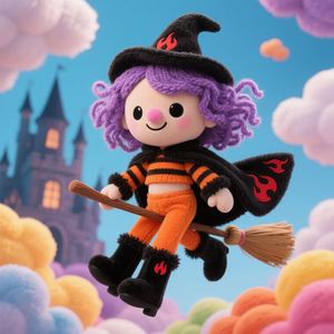 Muñecas de Bruja de Peluche de Alta Calidad, Diseño Personalizado al por Mayor, Fabricante de Peluches, Juguetes de Peluche Suaves Personalizados - Product Image 1