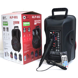 ALP-801/ALP-802/ALP-803/ALP-804 Usine chinoise Boombox portable sans fil pas cher Bluetooth DJ Party Haut-parleur karaoké 8 pouces - Product Image 6
