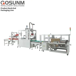 High-Quality Customized Back-End Packaging Equipment to Match Production Product Lines Carton Erecting Machine Boxing Machine