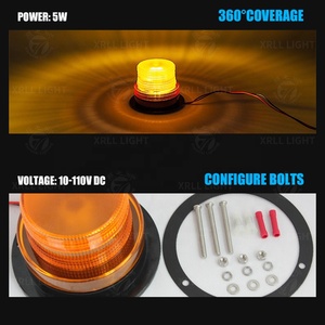 ไฟสัญญาณรถบรรทุกเพื่อความปลอดภัยป้ายจราจรทางถนนสัญญาณไฟ LED สีเหลืองอำพันฉุกเฉินไฟเตือนไฟเตือนไฟอันตราย - Product Image 4