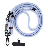 Cordón ajustable de poliéster de 7 mm con clip trasero para teléfono móvil, marca OEM, a la moda, con impresión digital, para llevar cómodamente, con junta.