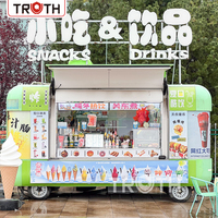 Véritable Camion Remorque Alimentaire Mobile Bar, Bière, Crème Glacée, Conforme aux Normes, Chariot de Vente en Acier Inoxydable pour Hot-Dogs, Pizzas – Petite Remorque