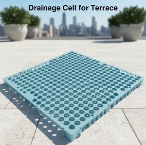 Paneles de Drenaje Celulares de 30 mm Instalados Debajo del Techo, Balcón, Campo de Fútbol y Área de Césped Sintético - Product Image 5