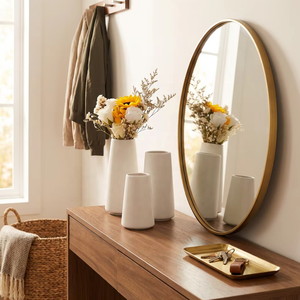 Vaso Minimalista in Ceramica Bianca con Finitura Sabbiata, Vaso <span class=keywords><strong>per</strong></span> <span class=keywords><strong>Fiori</strong></span> in Stile Nordico Moderno, Centrotavola <span class=keywords><strong>per</strong></span> Casa e Ufficio - Product Image 3