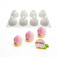 Moule en silicone multi-cavités pour gâteau mousse aux fruits, plateau de cuisson pour chocolat, moule 3D en silicone pour savon et bougie, idéal pour la pâtisserie