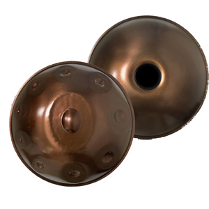 Handpan Aegean de 9 Notas em Aço Inoxidável Feito à Mão para Cura Sonora - Product Image 1