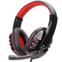 Casque de jeu filaire HOT, casque pour joueurs avec microphone, écouteurs de jeu stéréo, basses profondes pour PS4, Xbox, PC, ordinateur