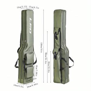 Bolsa de Pesca Impermeable y Portátil, Organizador de Cañas y Carretes, Mochila de Pesca Oxford para Agua Salada, Agua Dulce y Pesca en Hielo, Ideal para Regalo - Product Image 2