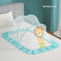 Filets de lit pour bébé en tissu pliant léger de taille personnalisée de haute qualité couverture en maille bleue belle pour bébé dormir Technique tissée