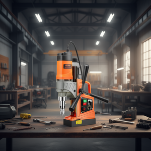 เครื่องเจาะแม่เหล็กแบบพกพา DB 1450W ความสามารถในการเจาะ 45 มม. ความเร็ว 800 รอบต่อนาที เครื่องเจาะอุตสาหกรรมที่มีความปลอดภัยสูงและประหยัดพลังงาน - Product Image 2