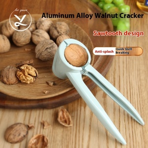 Aluminum Manual Walnut <b>Clip</b> Funnel-Shaped Sustainable Nut Opener & Pliers Multi-Function Tongs for Nuts Dried Fruit & Vegetables - Product Image 1