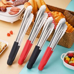 Pinzas para Alimentos de Acero Inoxidable de 9'', 12'' y 14'' con Mango de Silicona para Panadería, Restaurante, Buffet y Cocina - Product Image 3