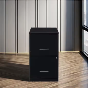 Gran oferta, archivador de oficina de acero y Metal negro de 18 pulgadas de profundidad con 2 cajones, stock usado, para uso en oficina, gabinete de 2 cajones, muebles de oficina - Product Image 4