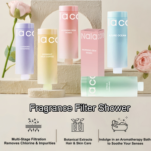 Douchefilter VC SkinCare Parfumgeurende Ontkalkingsfilter Universeel Badfiltratiesysteem Haar- & Huidverzorging Waterzuiveraar - Product Image 3