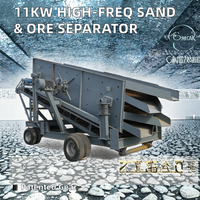 Mobiles lineares vibrierendes Sands ieb mit Motor für patentiertes Produkt zur Sand-und Kies trennung