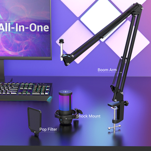 Zimhome ZTD38T Micros Microfono Profesional Mikrofon USB Gaming RGB <b>Microphone</b> with Arm Stand - Product Image 4