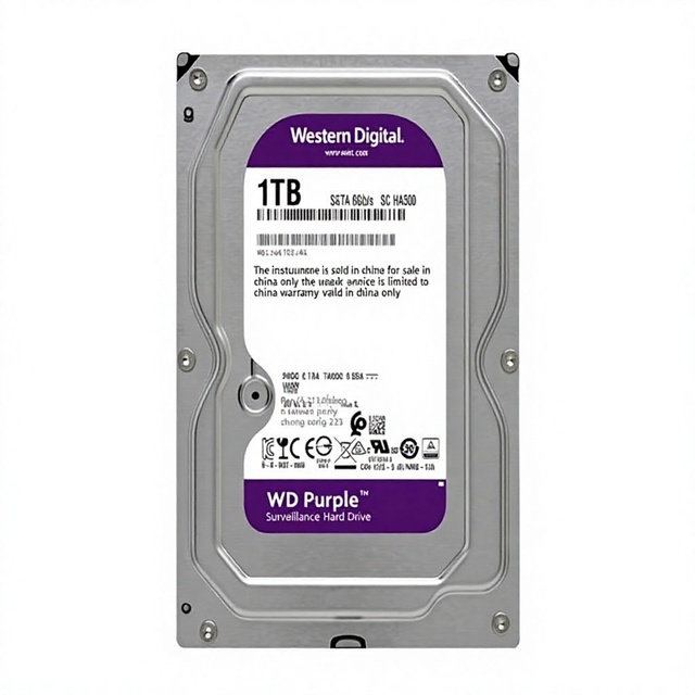 For for New Surveillance Purple 3.5" 1TB SATA Interface 7200 RPM Internal Hard Drive for Monitoring