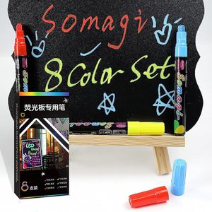 Pennarelli fluorescenti M19 per lavagna, pennarelli per vetro, penne fluorescenti cancellabili, pennarelli per segnaletica, pennarelli per design pubblicitario - Product Image 2