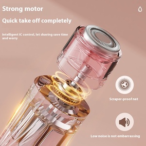 Nouveau <span class=keywords><strong>Rasoir</strong></span> Électrique Rechargeable 2026 <span class=keywords><strong>pour</strong></span> <span class=keywords><strong>Femme</strong></span>, Anti-douleur, en Acier Inoxydable, Antidérapant, Tondeuse Corporelle et Faciale à Double Tête - Product Image 3