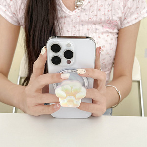 Nouveau support de téléphone magnétique holographique tendance en forme de patte de <span class=keywords><strong>chat</strong></span>, support de téléphone en résine 3D Kawaii pour accessoires de coque de smartphone - Product Image 5