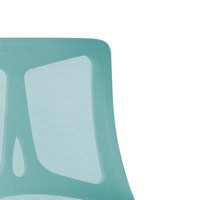 Chaise de bureau ergonomique moderne JOHOOFURNITURE en PP, hauteur réglable, dossier haut, cadre blanc, coussin épais confortable, directement de l'usine