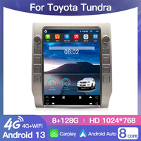 Reproductor Multimedia de Video Android 15 para Toyota Tundra 2015-2020, Radio Estéreo para Auto de 12.1 Pulgadas, GPS, Navegador, Carplay, Unidad Principal