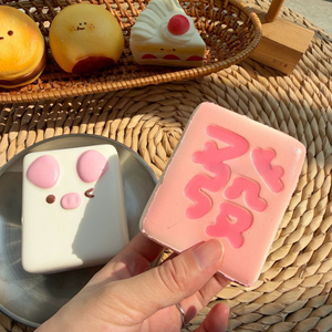 Moozy Creative Baiqiao Pig Rich Mahjong, Jouet de décompression à design original, à pincer, à rebond lent, SQUIS - Product Image 2